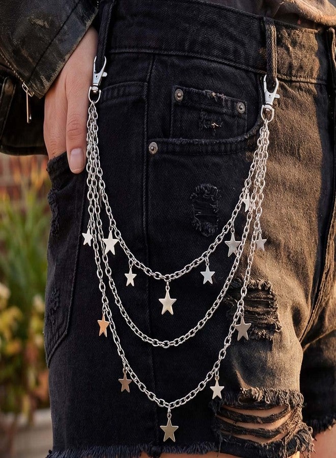 Woeoe Pants Chain for Men Pocket Chain for Pants Jean Chains for Men Hip Jewelry for Women - Image 5