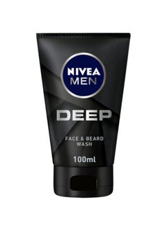Nivea Nivea Men Deep Face & Beard Wash 100Ml 