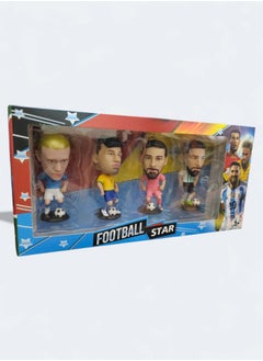 Generic Action Figures 4 pieces football players different  - Image 1