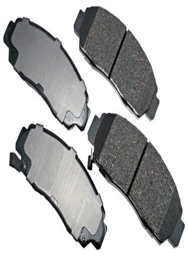 Akebono مجموعة وسادات الفرامل السيراميكية فائقة الجودة Akebono ACT787 ProACT (رقم الهندسة ACT564) - Image 1
