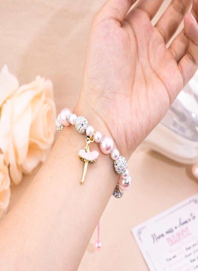 Aisity Dance Recital Gifts for Girls Ballerina Dancer Teacher Dancer Lovers Cute Dance Accessories for Girls Ballerina Bracelet Charm Ballet Stuff for Dancing School Competition Gift Ideas - Image 3