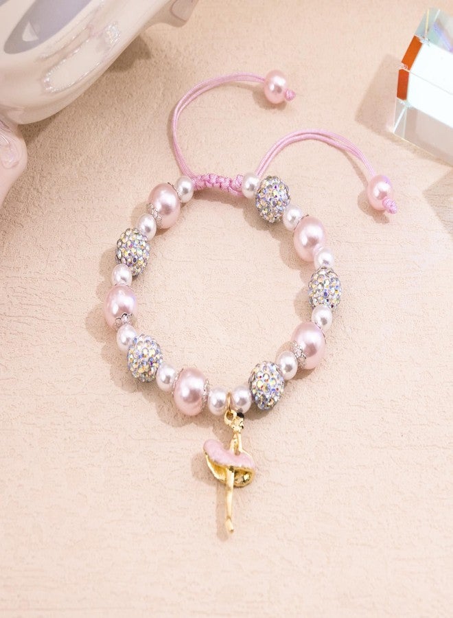 Aisity Dance Recital Gifts for Girls Ballerina Dancer Teacher Dancer Lovers Cute Dance Accessories for Girls Ballerina Bracelet Charm Ballet Stuff for Dancing School Competition Gift Ideas - Image 4