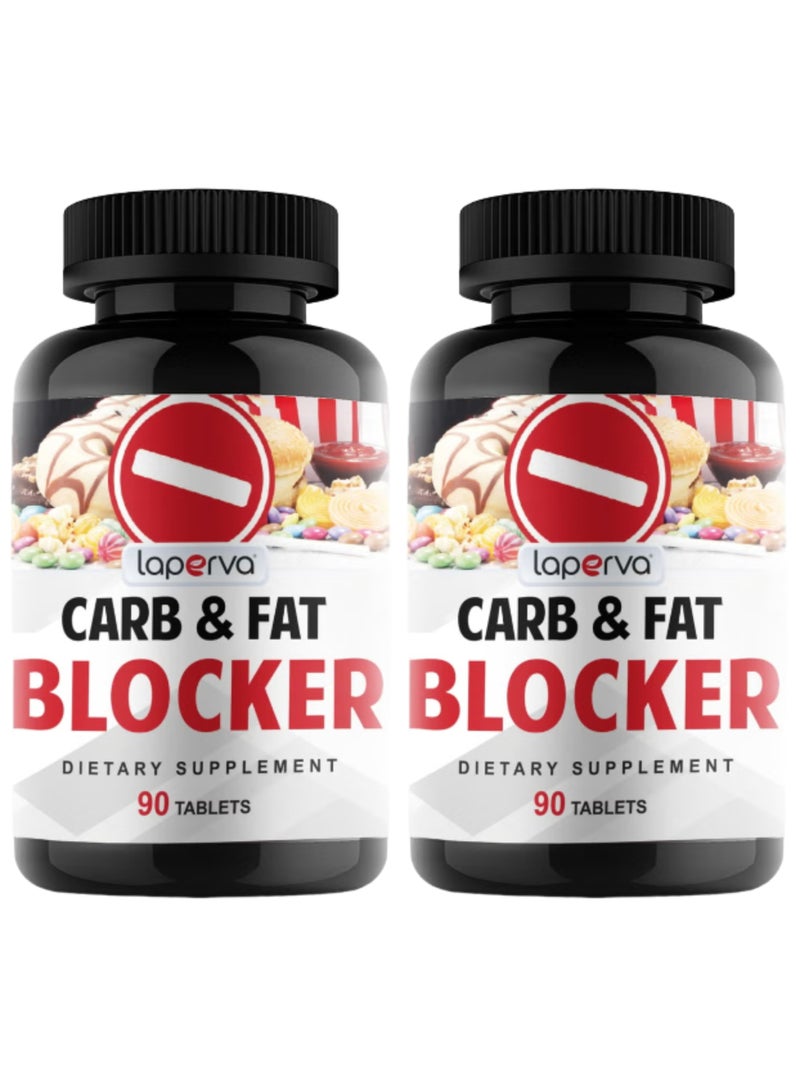 Laperva Carb And Fat Blocker 90 Tablets Promotes Healthy Weight Loss, Pack of 2 - Image 3