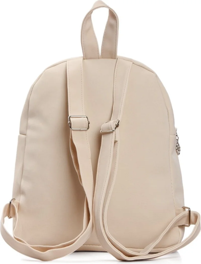 Adelina Bags Women's Covered Daily Backpack with Zipper Detail