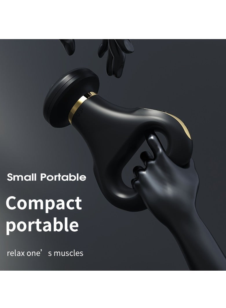 general High Quality Pulse Hot Compress Mini Body Massager Portable Handhold 5 Heads Body Beauty Massage For Muscle Relaxation - Image 3
