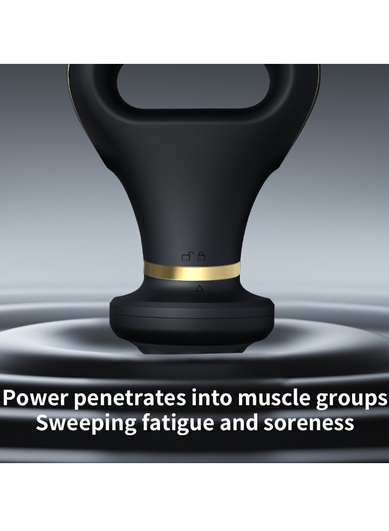 general High Quality Pulse Hot Compress Mini Body Massager Portable Handhold 5 Heads Body Beauty Massage For Muscle Relaxation - Image 5