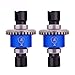 Mesimsple 2PCS Alum H16BM Front Rear Differential Diff Gear for 116 H16BM H16207 16208 16209 16210 H16 114 14301 14302 14209 14210 H14BM Series Upgrades Part Blue - Image 2
