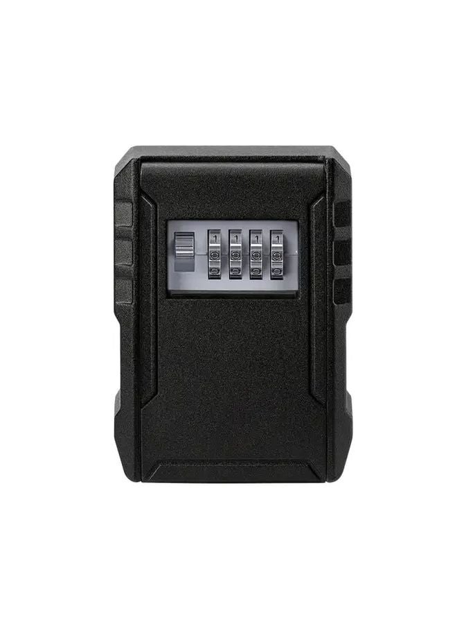 Full Black Large Capacity Key Lock Box Waterproof Wall Mounted Safe Outdoor Key Safe - Image 1