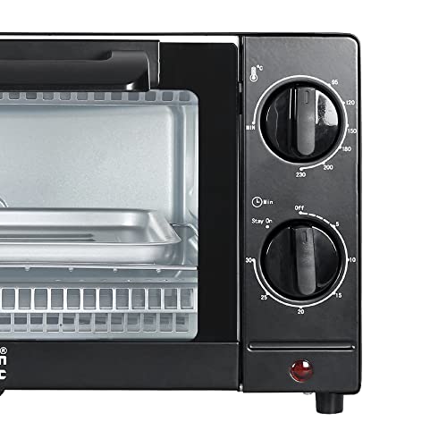 AMERICAN MICRONIC INSTRUMENTS- 10 Liter Imported Oven Toaster Griller (Otg), 1000 Watts - Ami-Otg-10Ldx, Black And Grey - Image 5