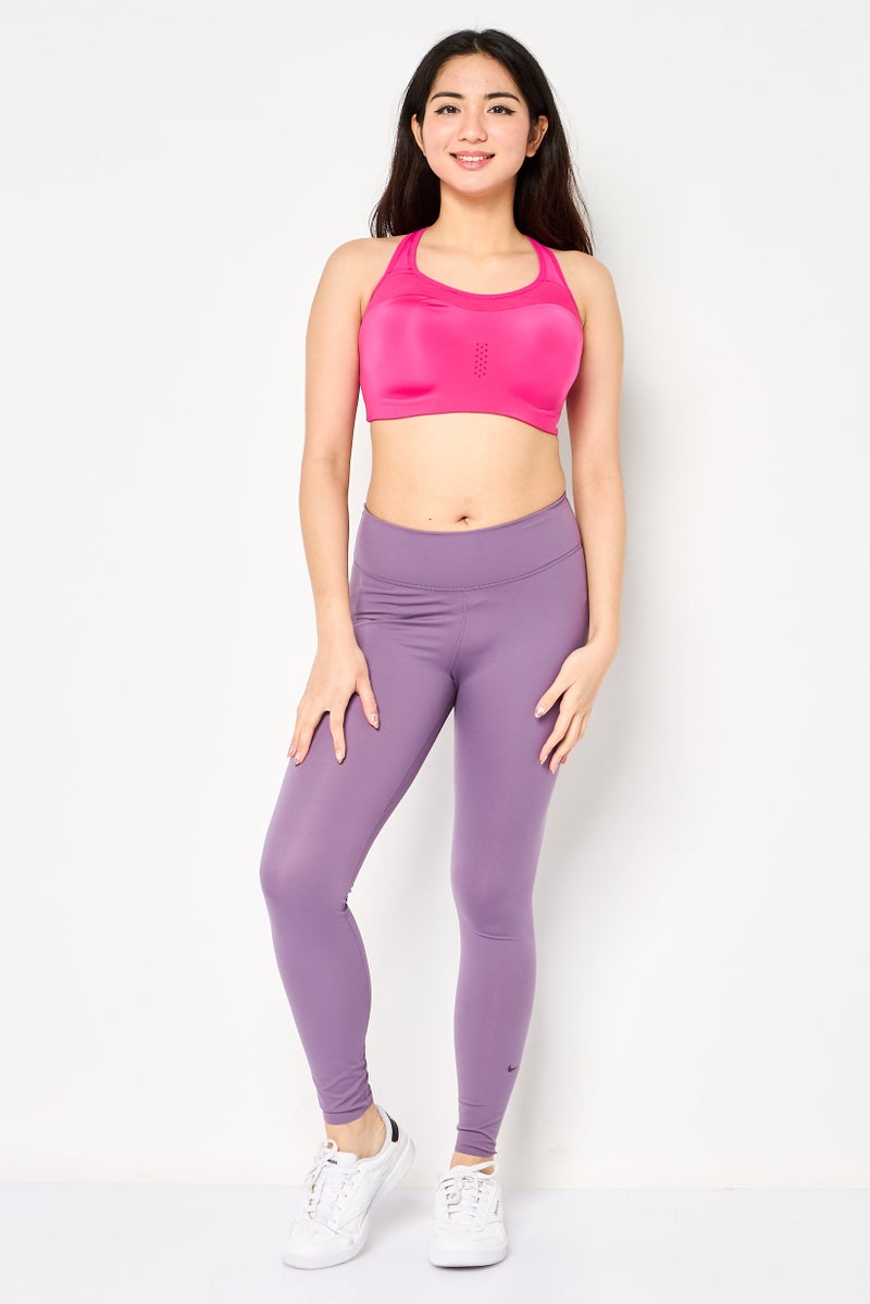 Nike Women Padded Training Sport Bra, Fuchia - Image 2