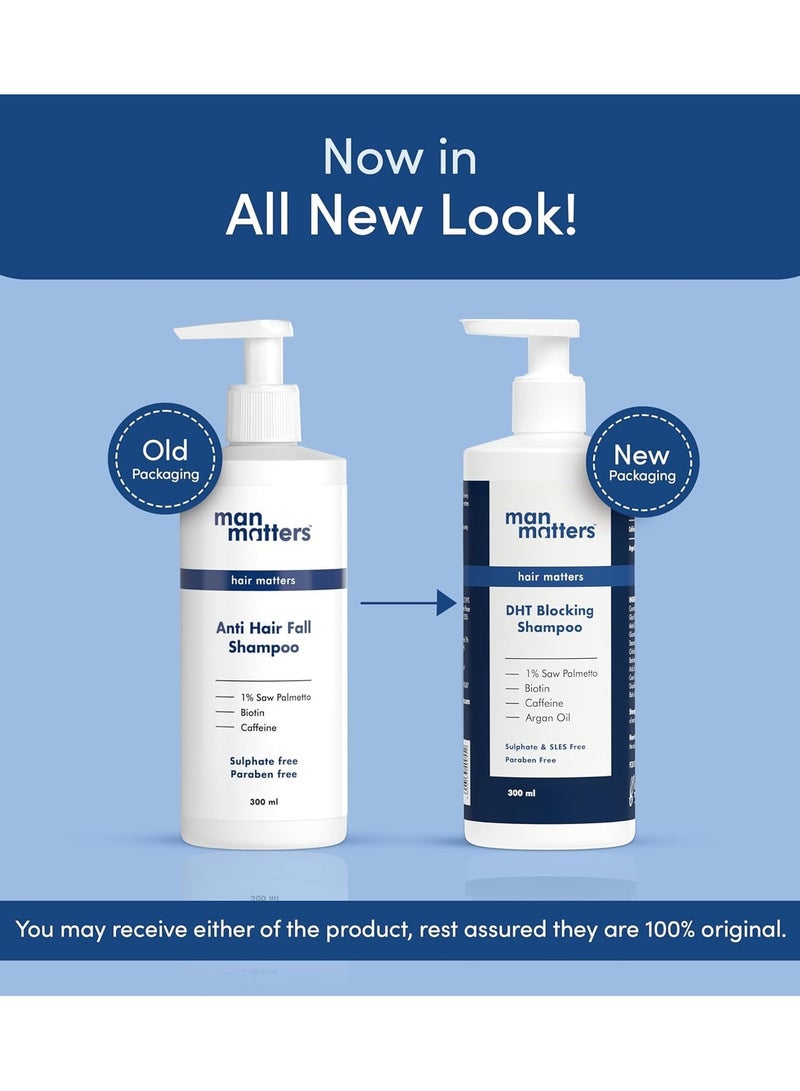 Man Matters Anti Hair Fall Shampoo And Conditioner For Men - Dht Blocker Helps In Deep Nourishment And Frizzy-Free Hair - Sls & Paraben Free - Pack Of 2 (300ml Shampoo And 90mlConditioner) - Image 3