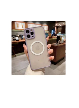 جراب مغناطيسي لهاتف iPhone 16 pro max، متوافق مع الشحن اللاسلكي [ملمس حريري] [ظهر غير لامع من البولي كربونات] جراب هاتف نحيف مقاوم للصدمات من مادة TPU - أزرق مضئ - pzsku/Z161D0CB53815B5FD8B54Z/45/1748100156/6eb20e28-faaa-47dd-85bc-8e8311f2082a