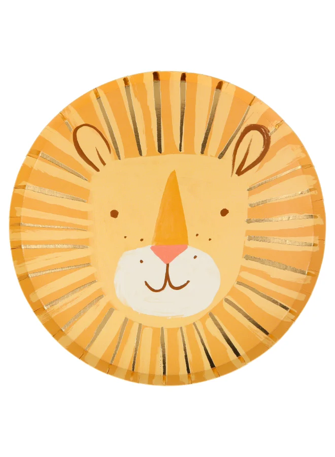 Meri Meri Lion Plates