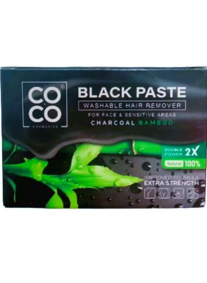 كوكو عجينة بيضاء بخلاصة الفحم والخيزران لإزالة شعر الجسم والوجه – كوكو – 100 جم