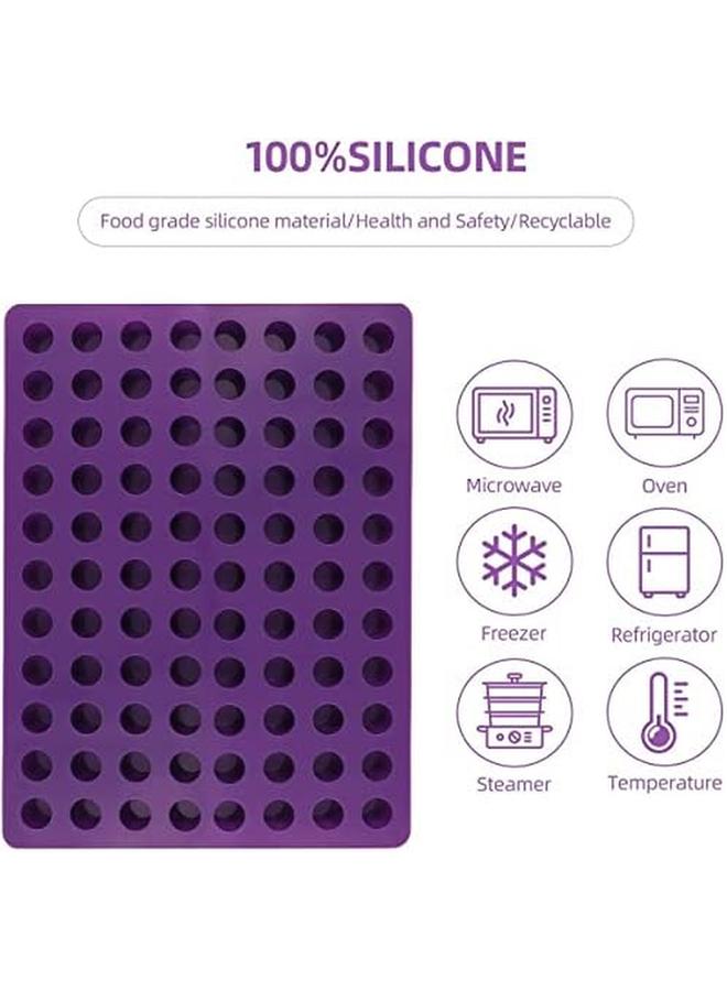 ECVV 88 Cavities Cylindrical Silicone Mold Round Cheese Cakes Handmade Soap Baking Mold Silicone Molds For Chocolate Truffle Jelly Candy - Image 4