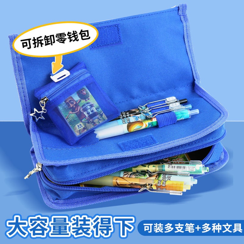 American Ai Shan Hai Jing Pencil Case Coin Purse Anime Stationery Box Multifunctional Shan Hai Jing Pencil Case Large Capacity Boy - Image 4