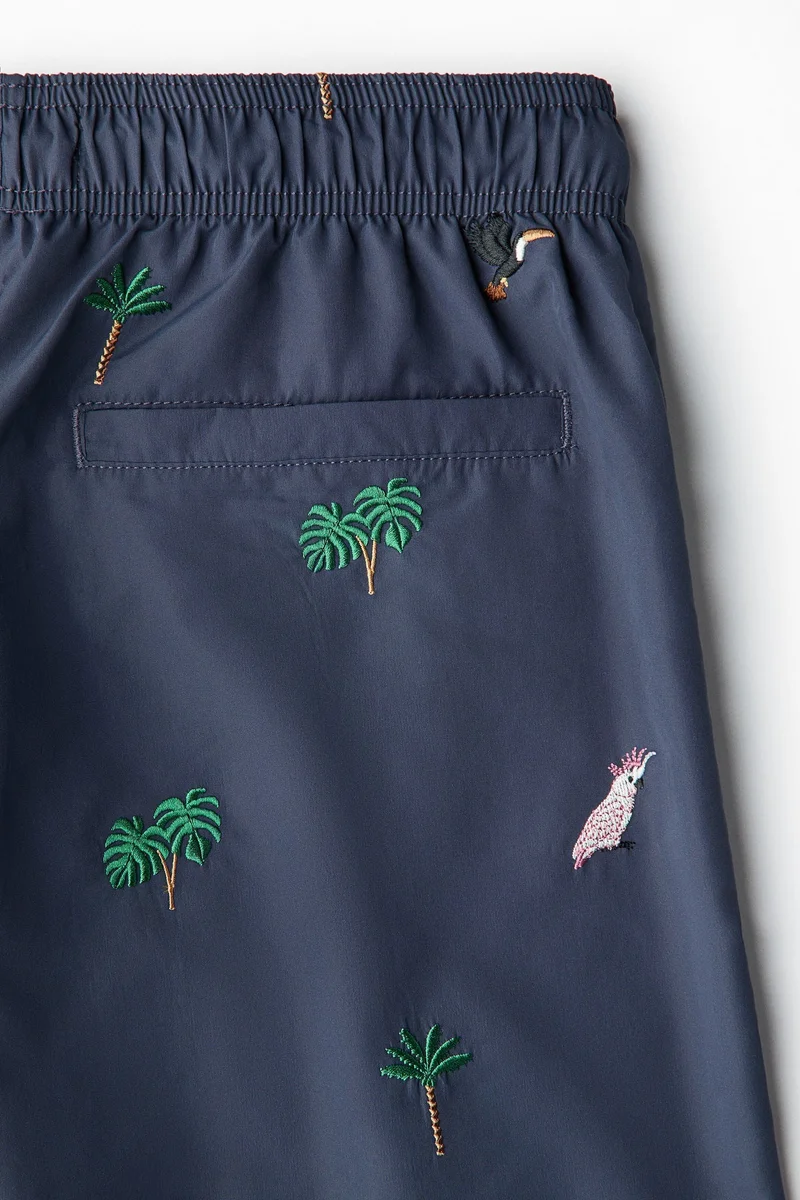 H&M  Patterned swim shorts for Men | Best Price UAE
