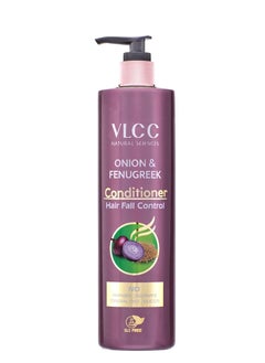 VLCC Onion & Fenugreek Hair Conditioner for Hair Fall - 200ml | Softens, Controls Breakage | Sulphate & Paraben Free | With Almond & Black Seed  - Image 1