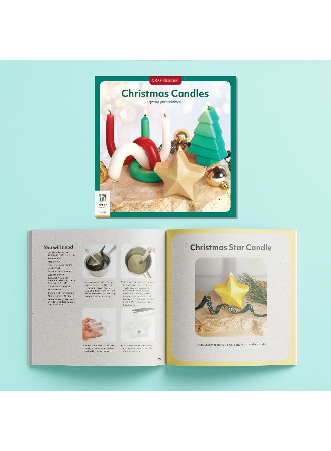Hinkler Craft Maker Classic Christmas Candles Kit – DIY Festive Candle Making Set - Image 3