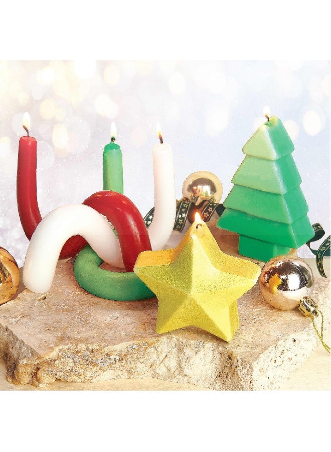 Hinkler Craft Maker Classic Christmas Candles Kit – DIY Festive Candle Making Set - Image 5