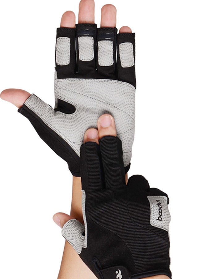 نيبمينينت زوج من القفازات ذات النصف إصبع مناسبة لتسلق الجبال M - Image 2