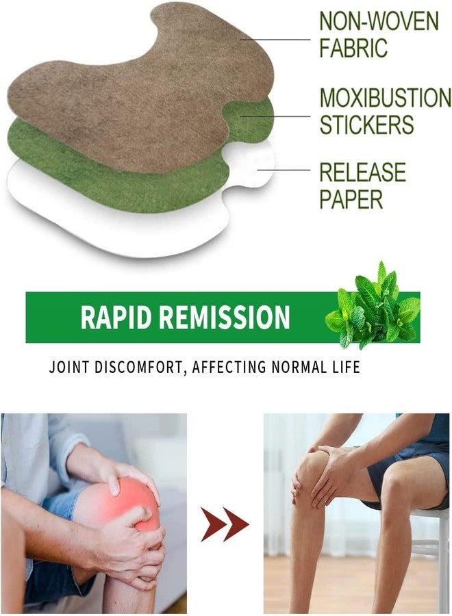 KBZONE Herbal Knee Plaster Sticker Pain Relief and Inflammation Patches Joint Knee Relief Patches Kit Natural Wormwood Extract Sticker Knee Pain Relief Patches For Men Women Pack Of 10 - Image 3