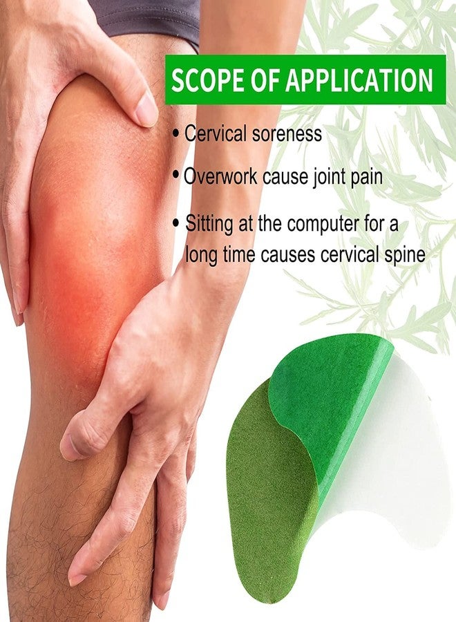 KBZONE Herbal Knee Plaster Sticker Pain Relief and Inflammation Patches Joint Knee Relief Patches Kit Natural Wormwood Extract Sticker Knee Pain Relief Patches For Men Women Pack Of 10 - Image 2