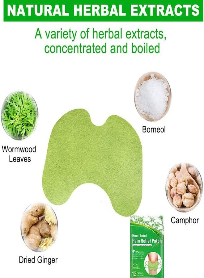 KBZONE Herbal Knee Plaster Sticker Pain Relief and Inflammation Patches Joint Knee Relief Patches Kit Natural Wormwood Extract Sticker Knee Pain Relief Patches For Men Women Pack Of 10 - Image 5