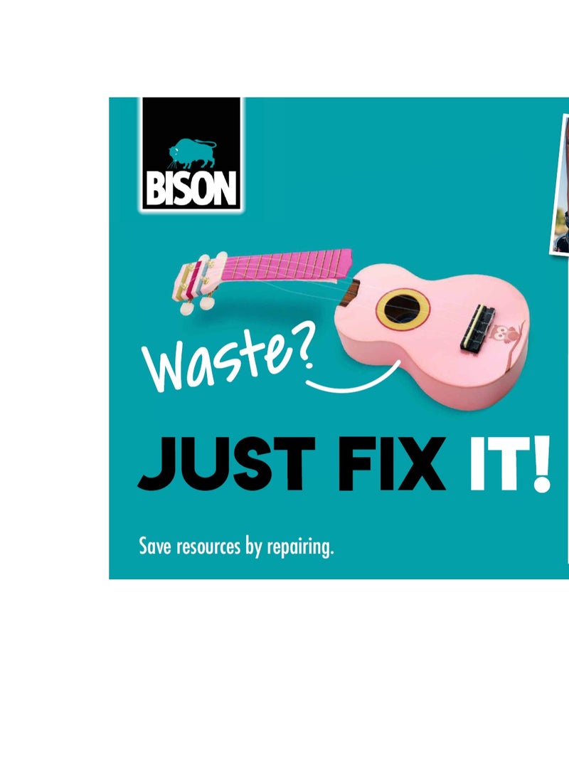 Bison Bison Kit Contact Adhesive 12 ml single use tubes, the famous, super strong, universal & heavy duty liquid glue,  Bonds easy, Instantly and Permanently flexible, heat resistant  - Image 2