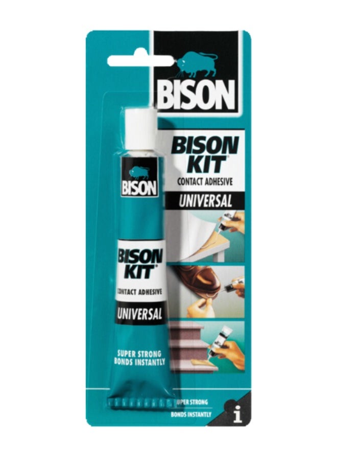 Bison Bison Kit Contact Adhesive 12 ml single use tubes, the famous, super strong, universal & heavy duty liquid glue,  Bonds easy, Instantly and Permanently flexible, heat resistant  - Image 1