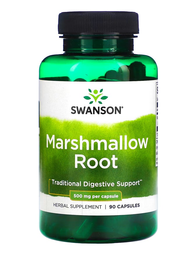 Swanson, Marshmallow Root, 500 mg, 90 Capsules