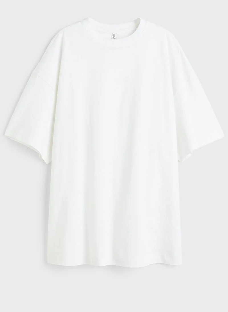 H&M Crew Neck Oversized T-Shirt