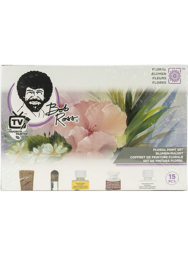 BOB ROSS طقم طلاء الزهور - Image 1