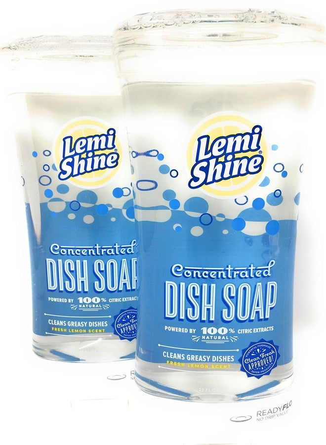 Lemi Shine Concentrated Liquid Dish Soap with Natural Citric Extracts, 22 FL OZ (Pack of 2)2 - Image 1