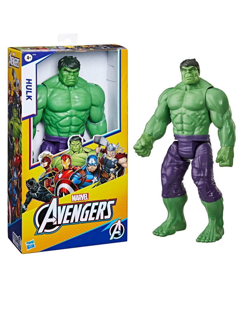 MARVEL Avengers Titan Hero Series Blast Gear Deluxe Hulk Action Figure, 30 cm Toy, For Ages 4+ - Image 1