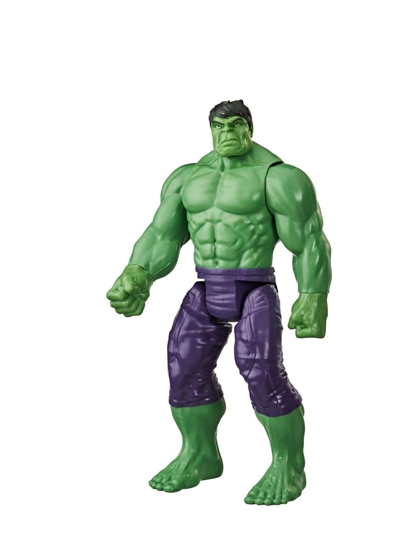 MARVEL Avengers Titan Hero Series Blast Gear Deluxe Hulk Action Figure, 30 cm Toy, For Ages 4+ - Image 2