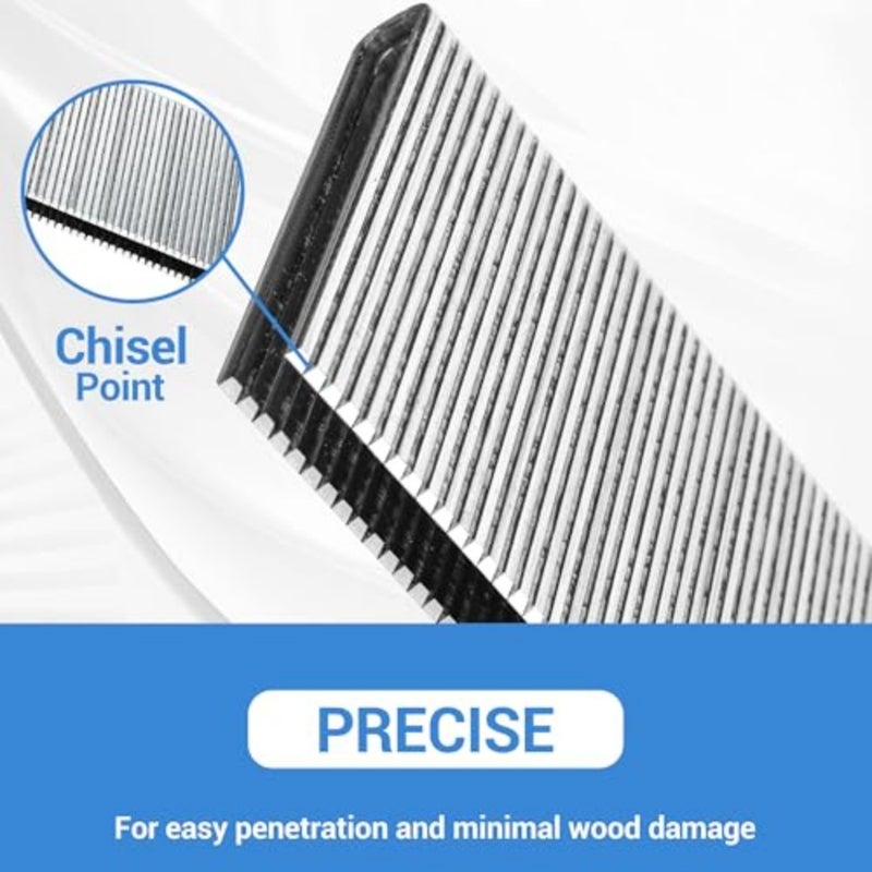 18 Gauge 1/4-Inch Narrow Crown Staples, 3/4-Inch Length Heavy Duty Galvanized Upholstery Staples for Electric or Pneumatic Narrow Crown Staple Guns 4, 000 PCS - Image 4