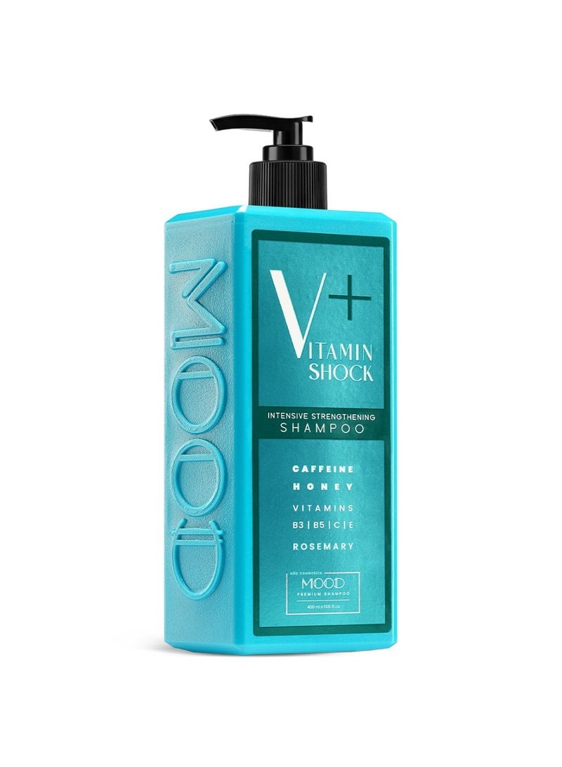 MOOD Vitamin Shock Plus Intensive Strengthening Shampoo 400 ML - Image 1