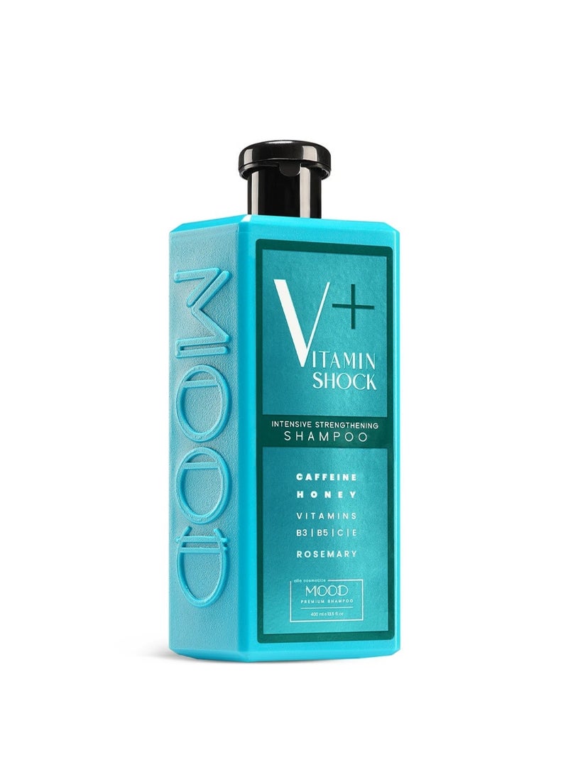 MOOD Vitamin Shock Plus Intensive Strengthening Shampoo 400 ML - Image 2