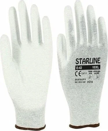 Starline E-42 Antistatic Pu Glove Size 9 x 5 Pairs