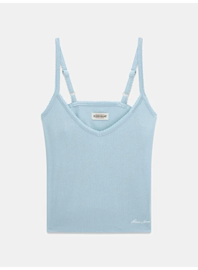 Guess  Strappy Cropped Tank Top for Women | Best Price UAE