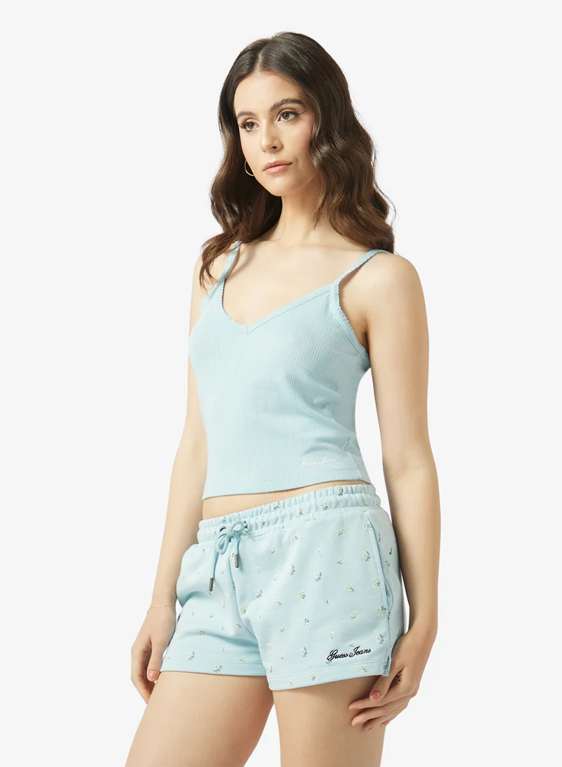 Strappy Cropped Tank Top
