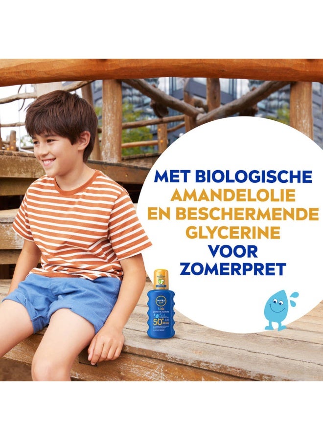 نيفيا بخاخ مرطب وواقي من الشمس للأطفال بعامل حماية من الشمس 50+، 200 مل - Image 4