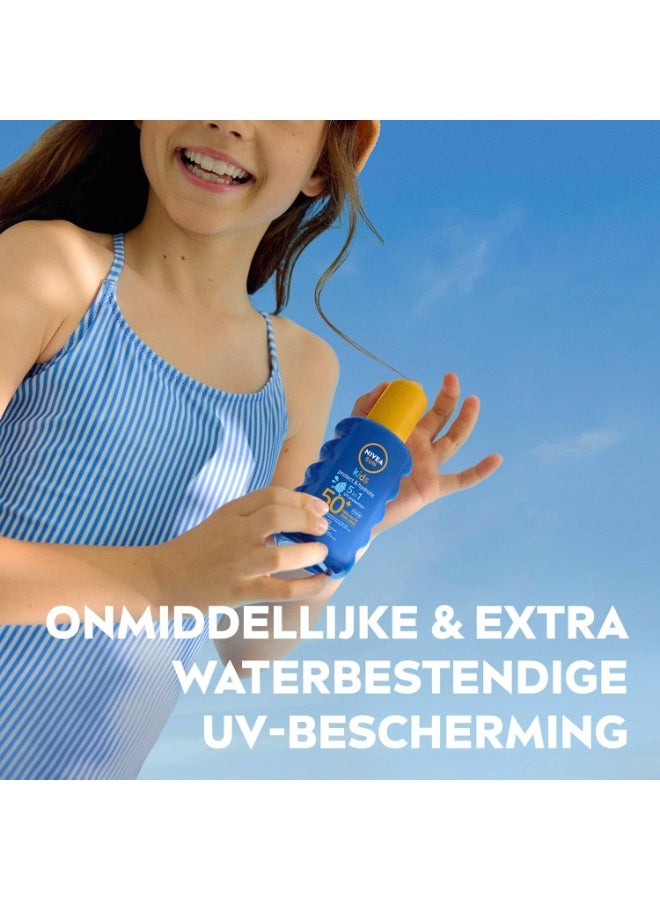 نيفيا بخاخ مرطب وواقي من الشمس للأطفال بعامل حماية من الشمس 50+، 200 مل - Image 5