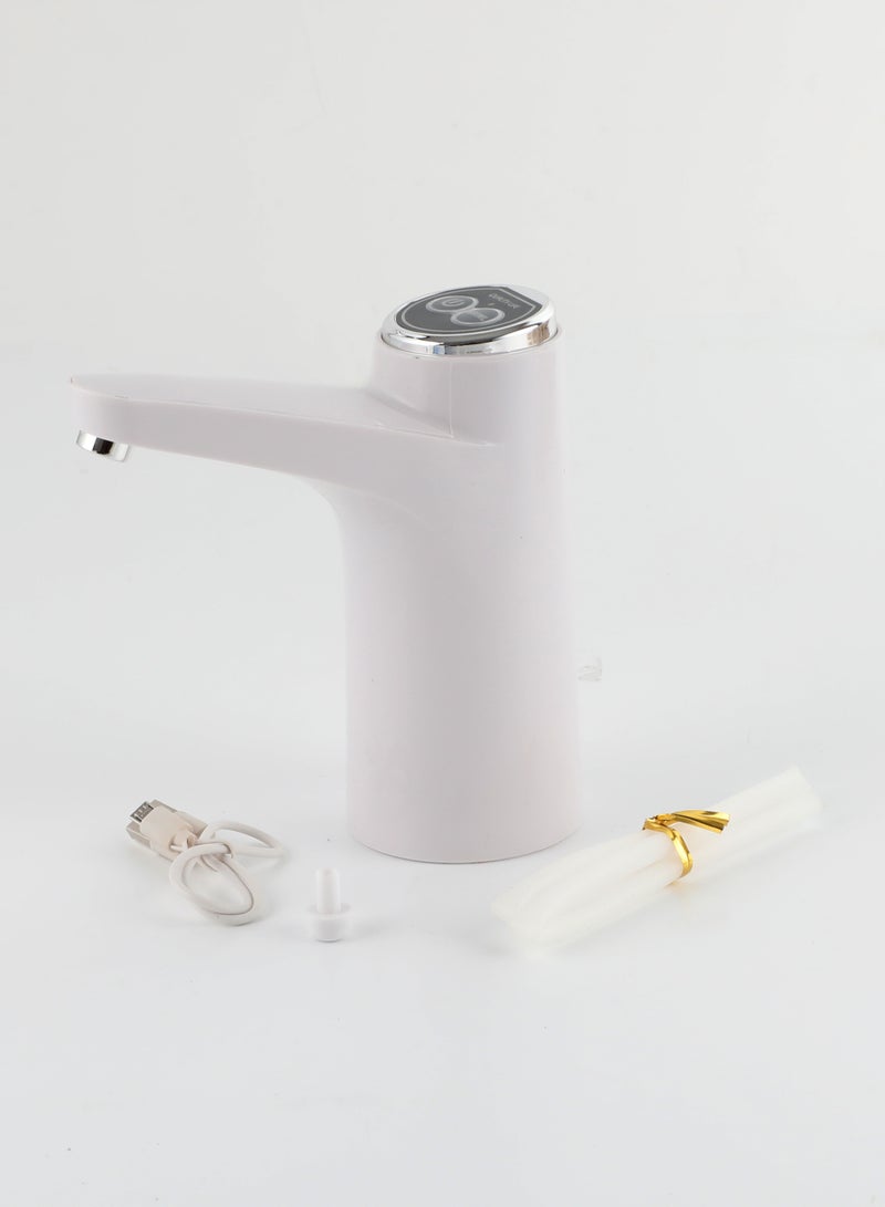 Life Smile Rechargeable Water Bottle Pump USB Charging Automatic Universal Wireless Smart Portable Drinking Water Dispenser Pump for 2 to 5 Gallon Bottle for Kitchen Home Office Outdoor Camping - Image 1