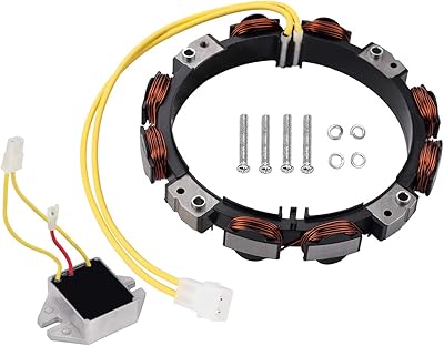 Hipa MIA12785 592830 Alternator for Briggs and Stratton with MIU14388 Voltage Regulator for John D D150 D155 D160 D170 - Image 1