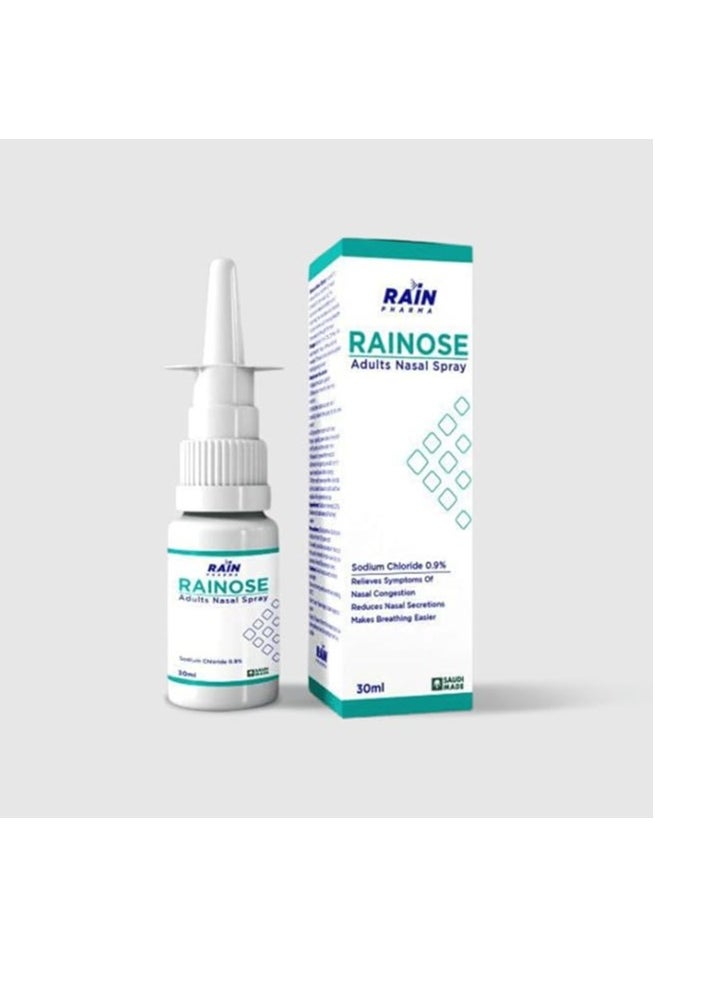RAIN PHARMA Rainose Nasal Spray 0.9% – 30 Ml 