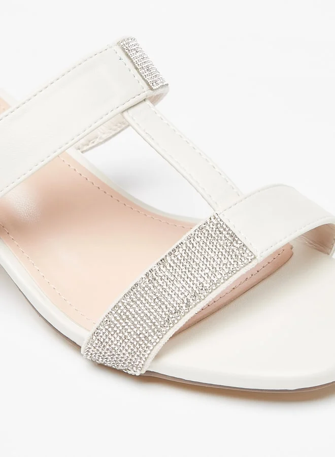 فلورا بيلا من شو إكسبرس Women's Strappy Slip-On Sandals With Block Heels Ramadan Collection