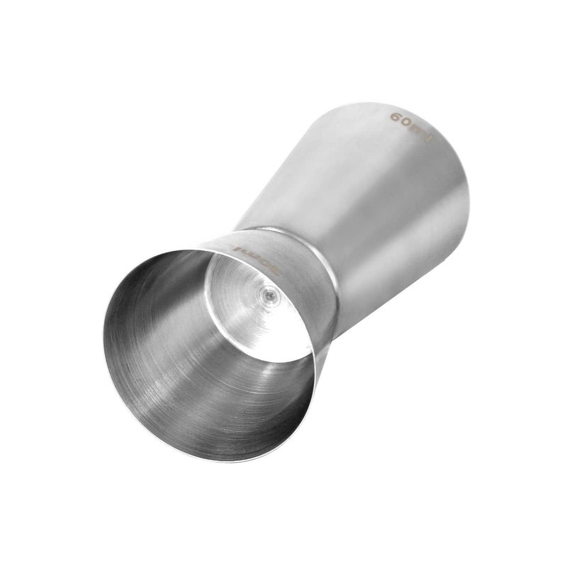 BIRDBRID Peg Measurer Jigger 30 60 ml Cocktail Jigger Shot Glass Drink Measuring Bar Tool Double Side Jigger Stainless Steel Pack 1 pcs - Image 2