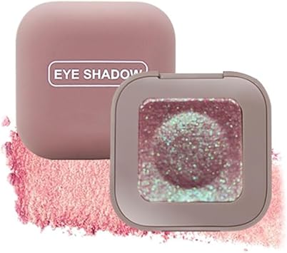 LuxoCare Single Nude Bright Shimmer Eyeshadow High Pigment Intense Monochrome Eye ShadowApply Makeup EasilyGlitter Pressed Powder Single Eyeshadow24 Hour Eye Makeup Longwear WaterproofBlendable 02 - Image 1